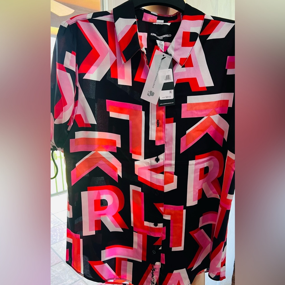 Karl Lagerfeld Top Medium